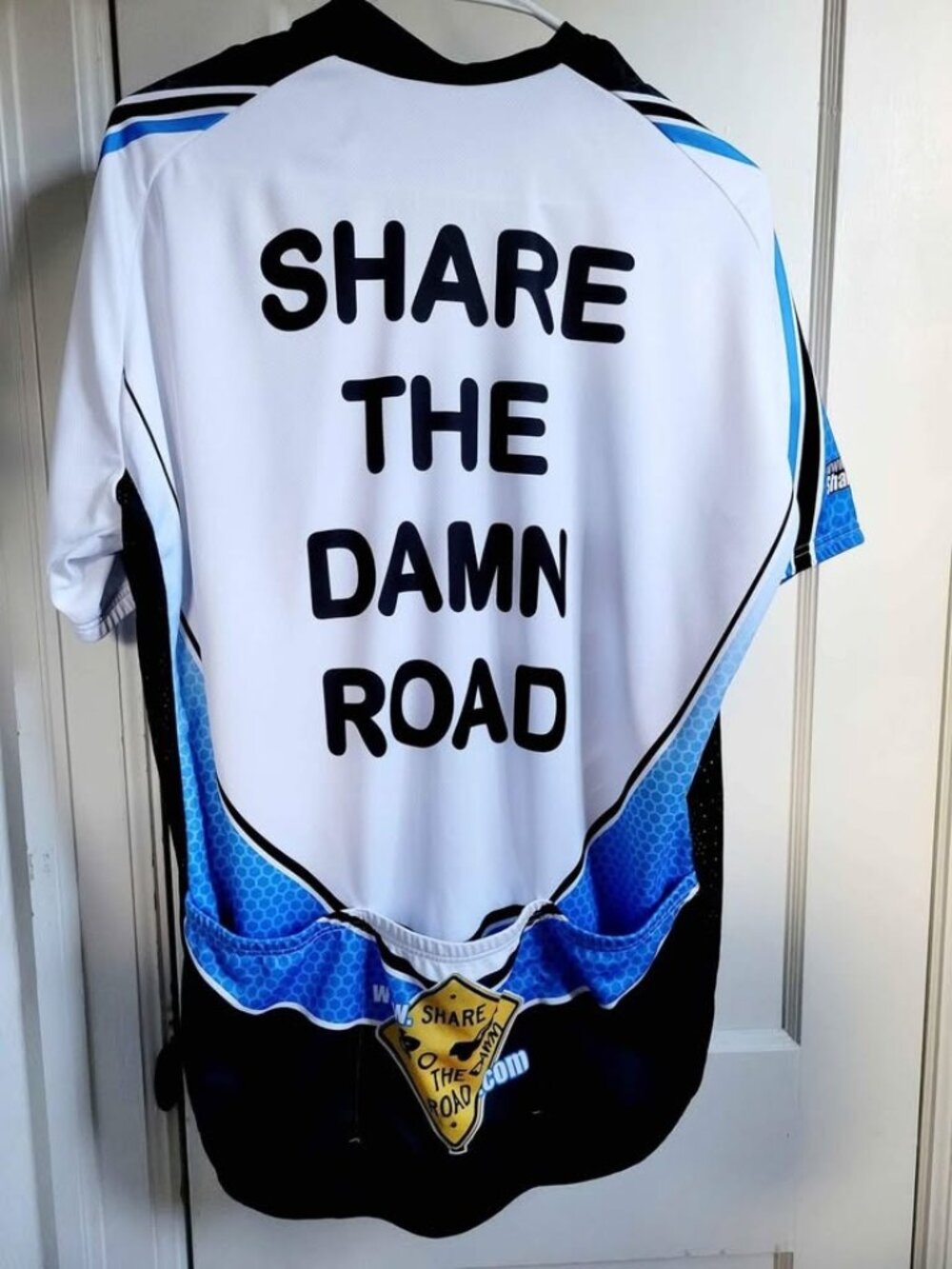 "Share the Damn Road" Cycling Jersey
